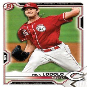 Nick Lodolo (Cincinnati Reds) 2021 Topps/Bowman Prospects Series Card